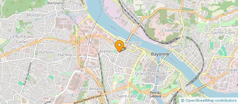 localisation de l'entreprise MARIBROCQ à BAYONNE