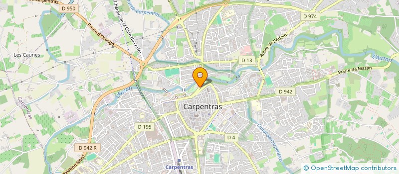 localisation de l'entreprise MARIC à CARPENTRAS