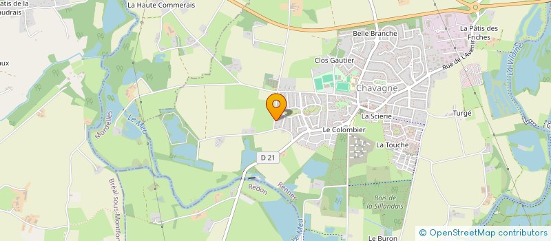 localisation de l'entreprise MARIC  CHAVAGNE