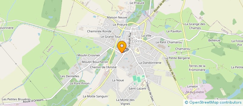 localisation de l'entreprise MARIC  LORRIS