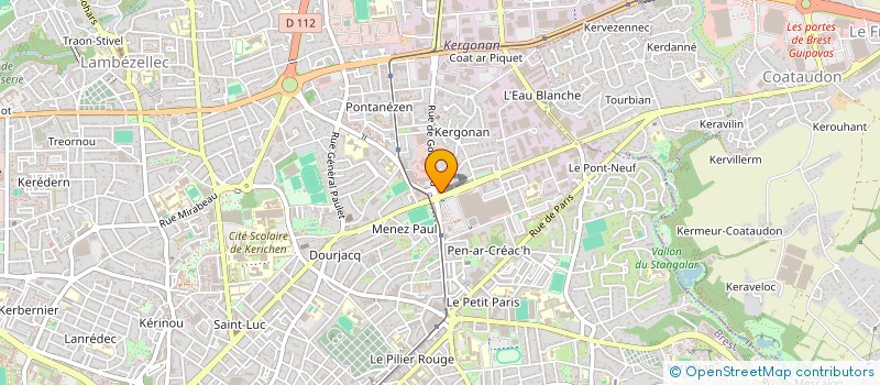 localisation de l'entreprise MARICA à BREST