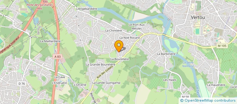 localisation de l'entreprise MARICA MURS  VERTOU