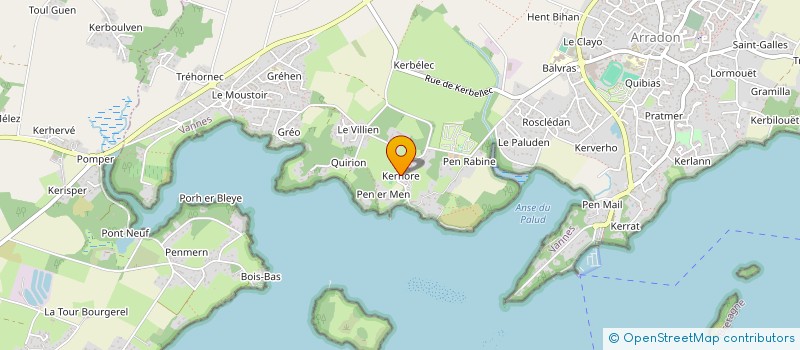 localisation de l'entreprise MARICAR  ARRADON