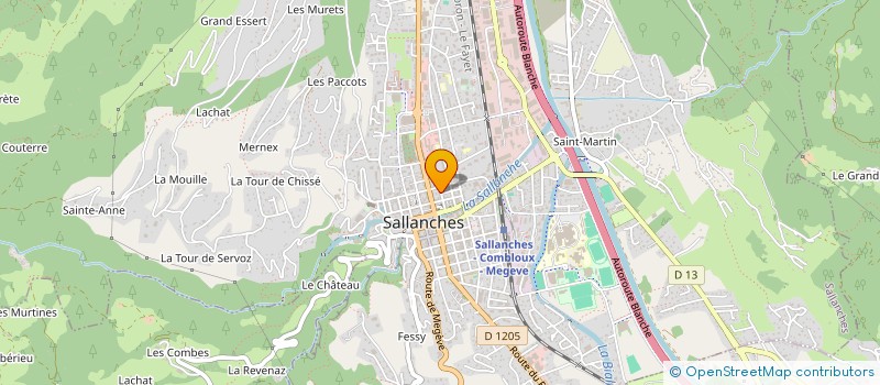 localisation de l'entreprise MARICARO à SALLANCHES