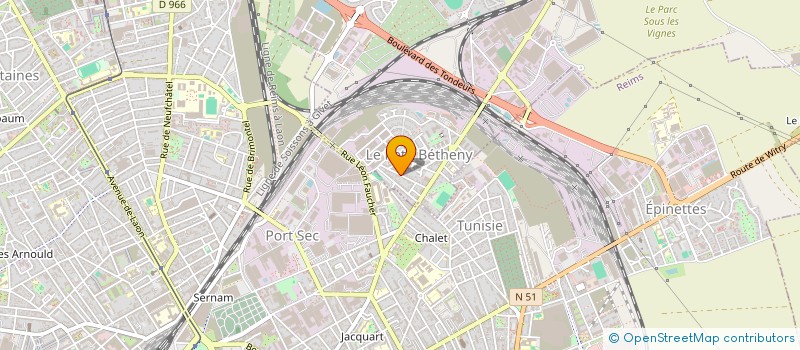 localisation de l'entreprise MARICE à BETHENY