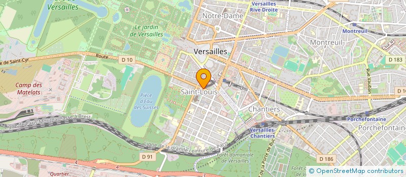 localisation de l'entreprise MARICEA à VERSAILLES