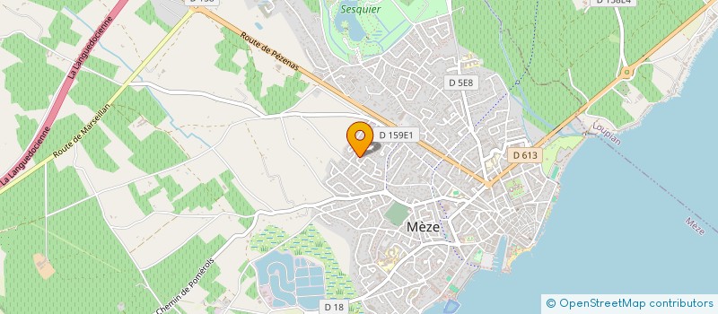 localisation de l'entreprise MARICEL à MEZE