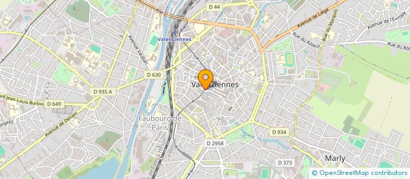 localisation de l'entreprise MARICELLE  VALENCIENNES