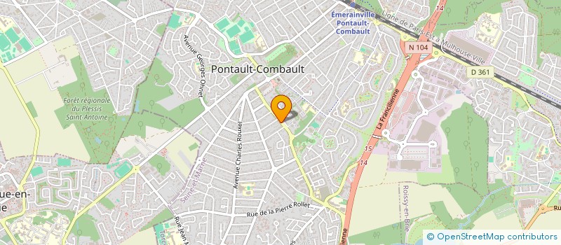 localisation de l'entreprise MARICH à PONTAULT-COMBAULT