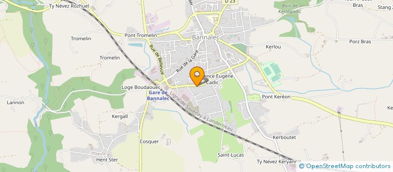 localisation de l'entreprise MARICHA à BANNALEC