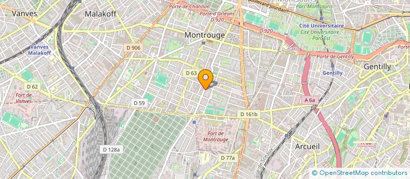 localisation de l'entreprise MARICIEL à MONTROUGE