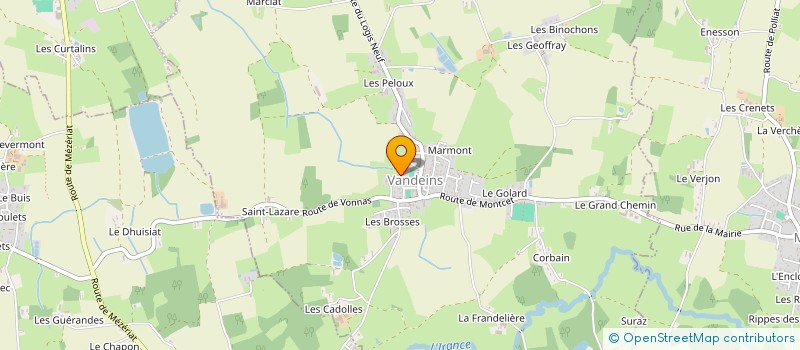 localisation de l'entreprise MARICIEL  VANDEINS