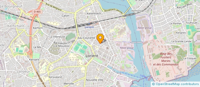 localisation de l'entreprise MARICK à LORIENT