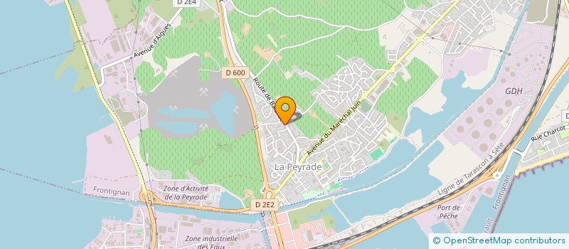 localisation de l'entreprise MARICLAU à FRONTIGNAN