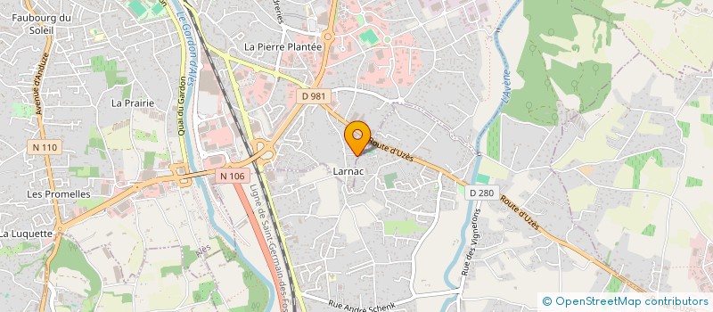 localisation de l'entreprise MARICLO  ALES