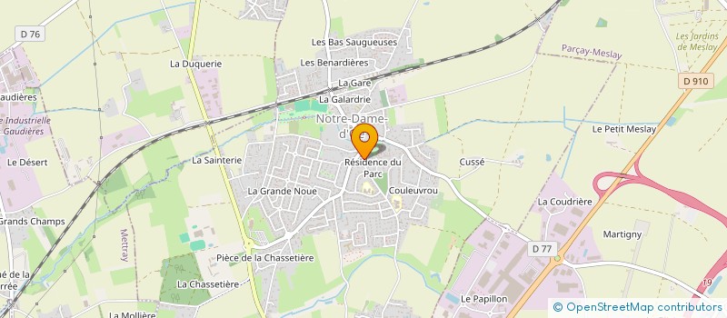 localisation de l'entreprise MARICO à NOTRE-DAME-D'OE