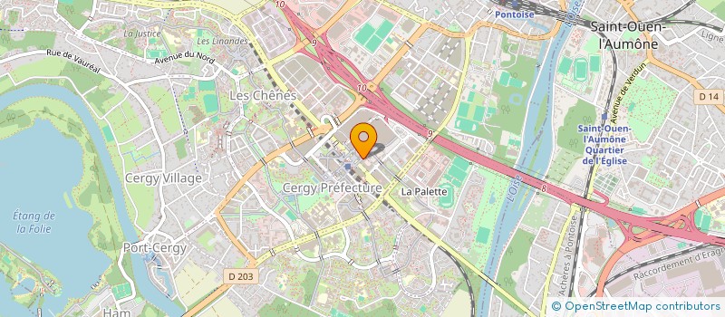 localisation de l'entreprise MARICOR SARL  CERGY