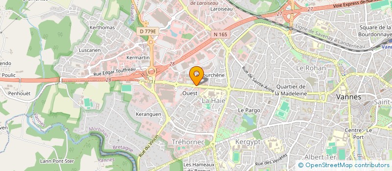 localisation de l'entreprise MARICOU à VANNES