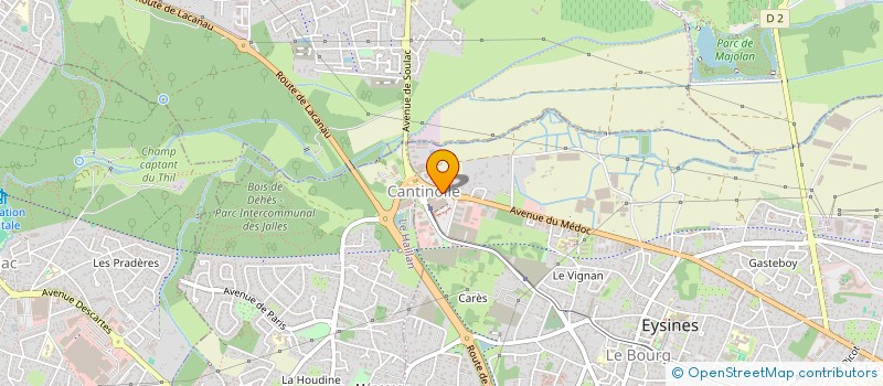 localisation de l'entreprise MARIDA  EYSINES