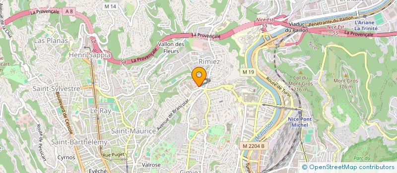 localisation de l'entreprise MARIDA  NICE