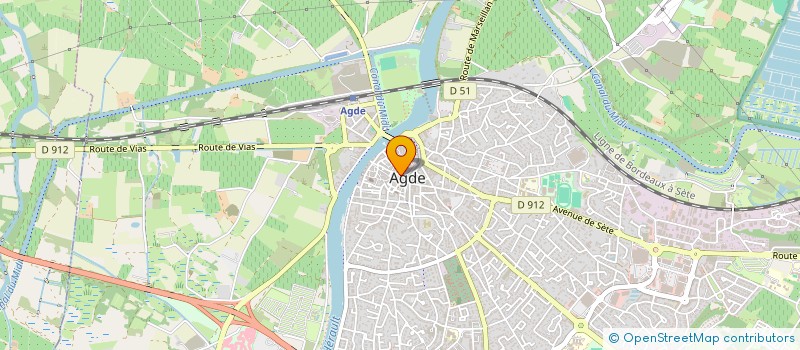 localisation de l'entreprise MARIDANE  AGDE