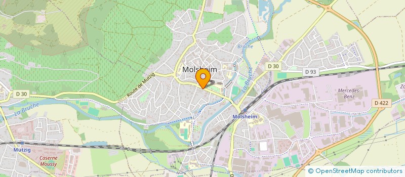 localisation de l'entreprise MARIDE  MOLSHEIM