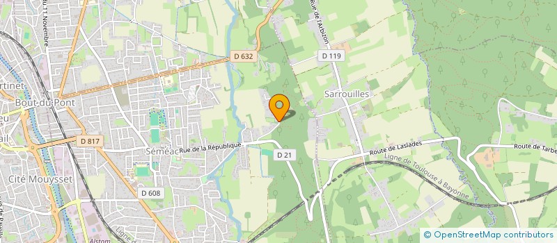 localisation de l'entreprise MARIDI  SEMEAC