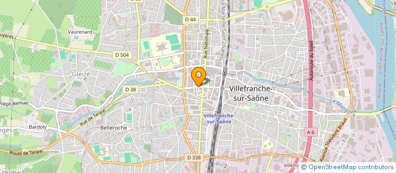 localisation de l'entreprise MARIDIM IMMOBILIER à VILLEFRANCHE-SUR-SAONE