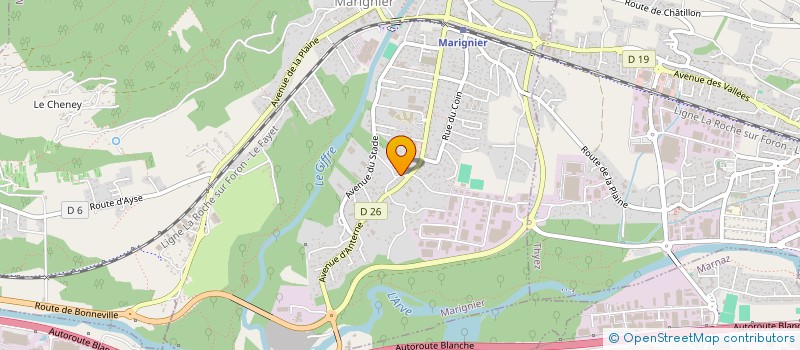localisation de l'entreprise MARIDIS à MARIGNIER