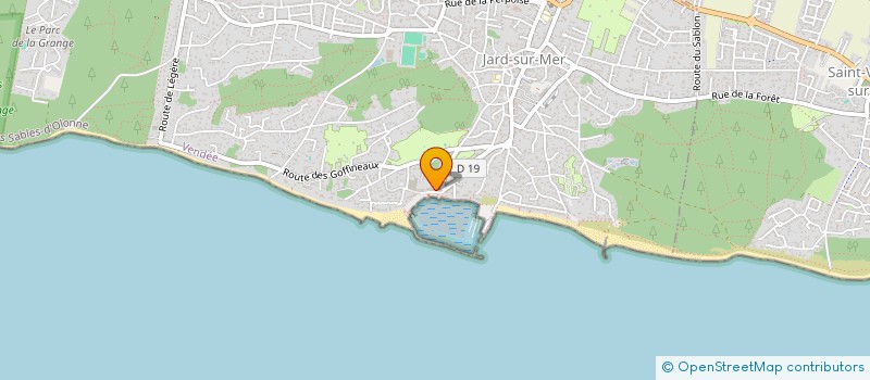 localisation de l'entreprise MARIDOM à JARD-SUR-MER