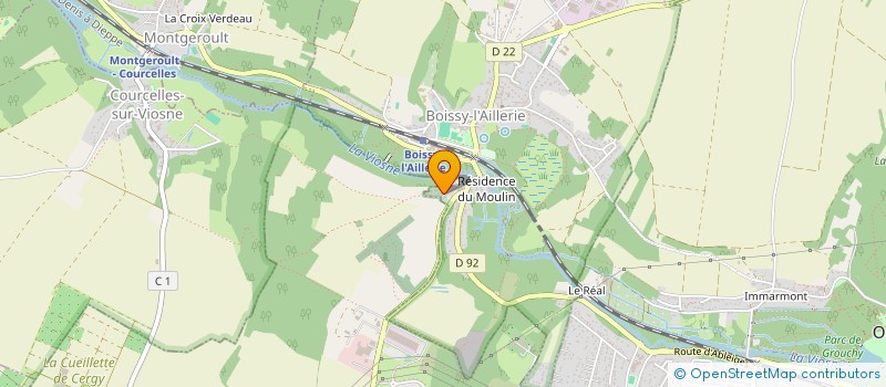 localisation de l'entreprise MARIDOM  BOISSY-L'AILLERIE