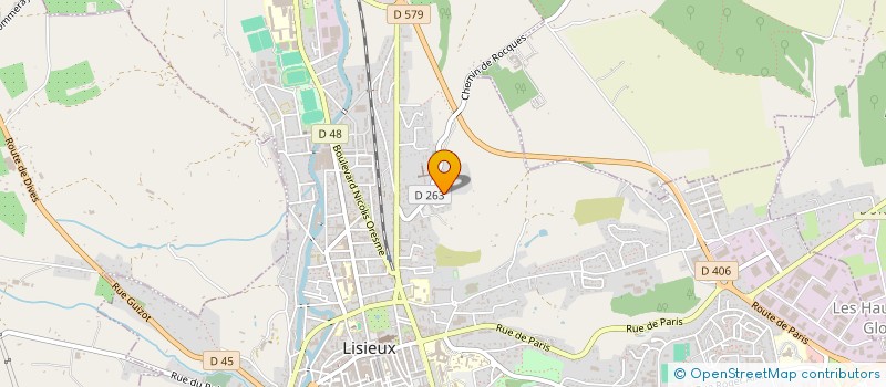 localisation de l'entreprise MARIDRINI IMMO à LISIEUX