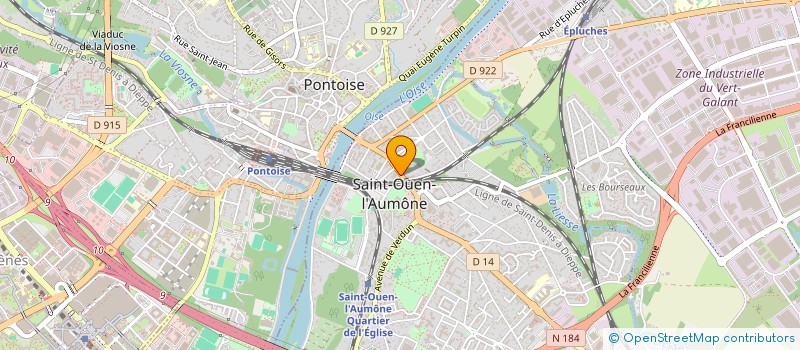 localisation de l'entreprise MARIE 21  SAINT-OUEN-L'AUMONE