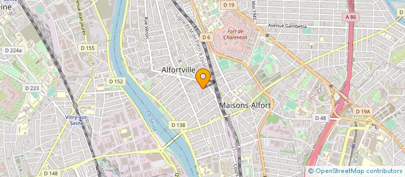 localisation de l'entreprise MARIE  ALFORTVILLE