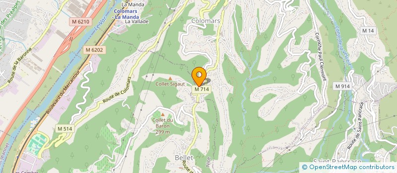 localisation de l'entreprise MARIE  COLOMARS