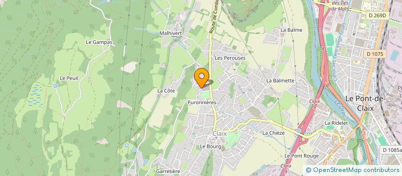 localisation de l'entreprise MARIE  CLAIX