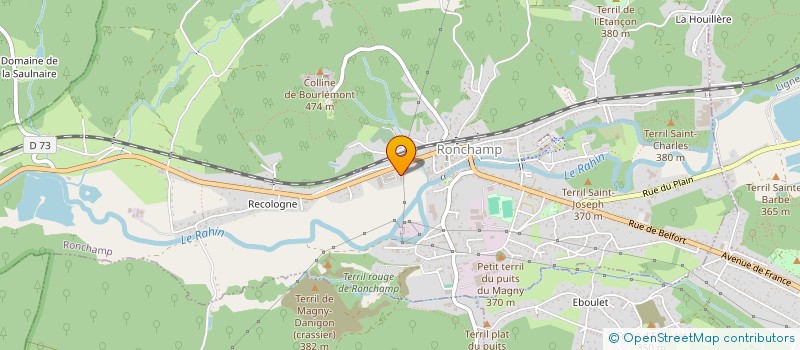 localisation de l'entreprise MARIE  RONCHAMP