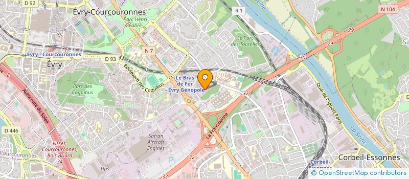 localisation de l'entreprise MARIE à EVRY-COURCOURONNES