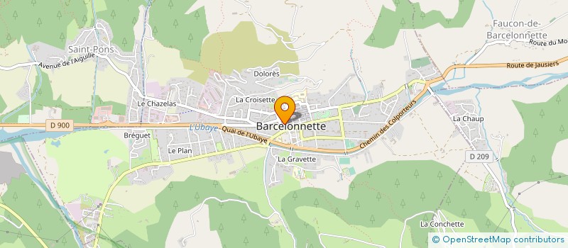 localisation de l'entreprise MARIE à BARCELONNETTE