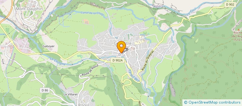 localisation de l'entreprise MARIE  GUILLESTRE