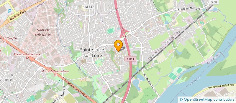 localisation de l'entreprise MARIE  SAINTE-LUCE-SUR-LOIRE