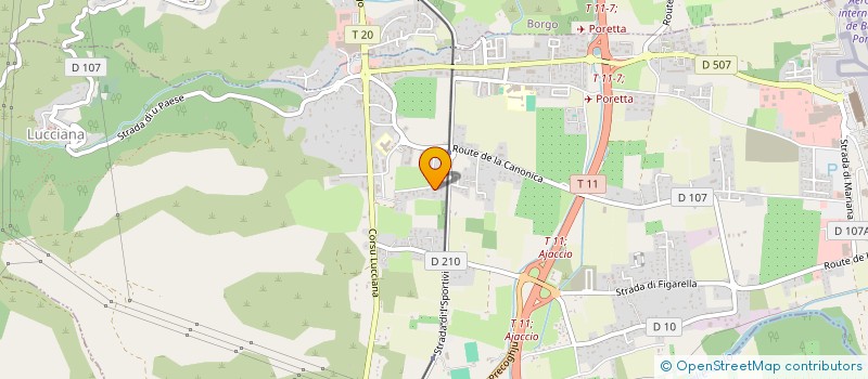 localisation de l'entreprise MARIE à LUCCIANA