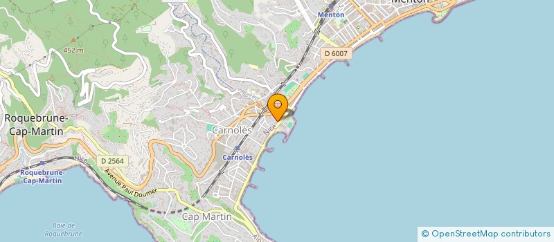 localisation de l'entreprise MARIE à ROQUEBRUNE-CAP-MARTIN