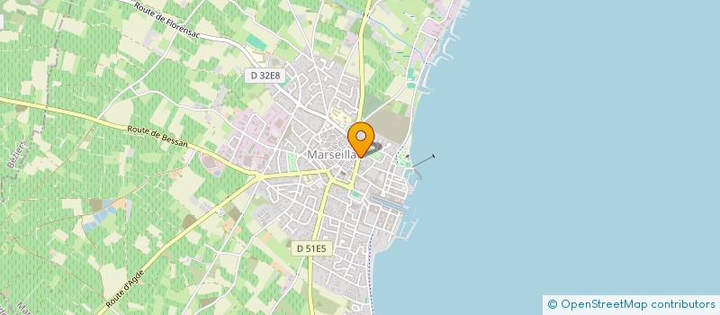 localisation de l'entreprise MARIE à MARSEILLAN