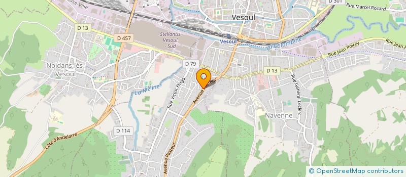 localisation de l'entreprise MARIE à ECHENOZ-LA-MELINE