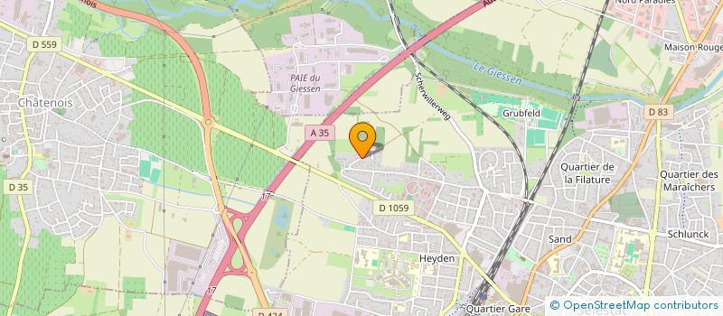 localisation de l'entreprise MARIE  SELESTAT