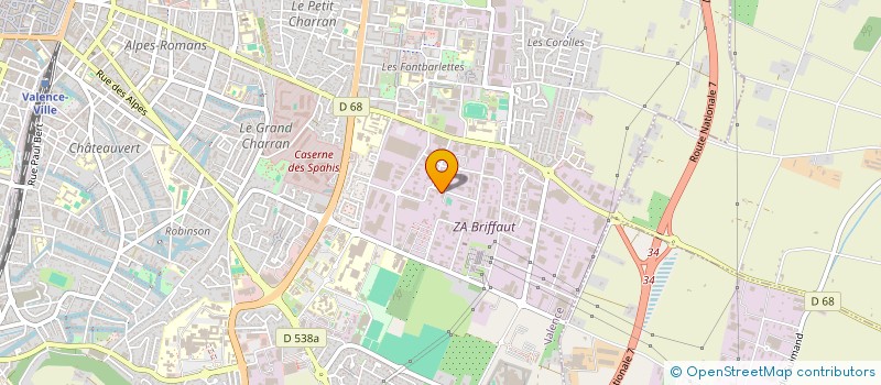 localisation de l'entreprise MARIE  VALENCE