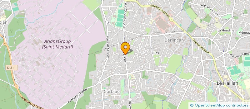 localisation de l'entreprise MARIE  SAINT MEDARD EN JALLES