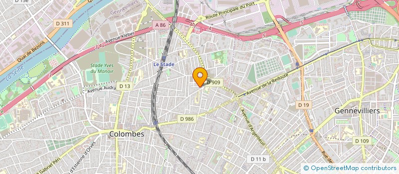 localisation de l'entreprise MARIE ABITA à COLOMBES