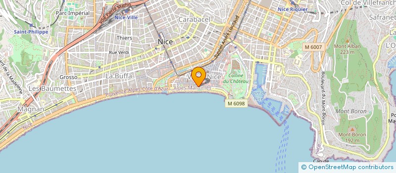 localisation de l'entreprise MARIE-AGATHE à NICE